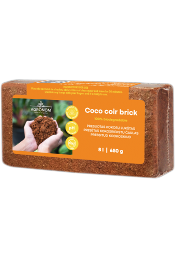 Kookose substraat "Coco coir brick" (naturaalne substraat)